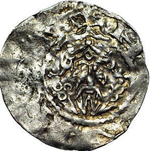 R-, Niemcy, Moguncja, Konrad II 1025-1027, Denar