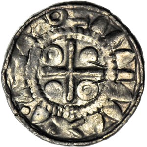Kreuzdenar 11. Jahrhundert, Kreuz mit Kugeln und Ringen/Malteserkreuz, Pseudolegende