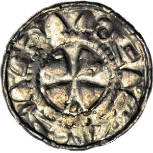 Kreuzdenar 11. Jahrhundert, Kreuz mit Kugeln und Ringen/Malteserkreuz, Pseudolegende