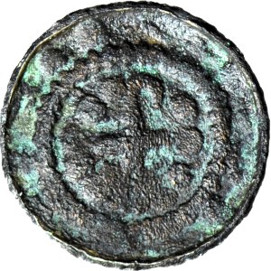 RR-, 11th century cross denarius, period forgery, Maltese pastoral/cross
