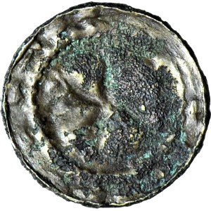 RR-, 11th century cross denarius, period forgery, Maltese pastoral/cross