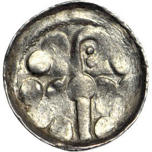 RR-, Cross denarius XIw, pastoral/Maltese cross, circle and 2 wedges, CNG does not note