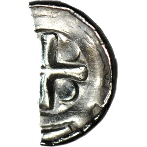 Half-denarius/Cross bolt 11th century, Maltese cross/cross, pseudo legend
