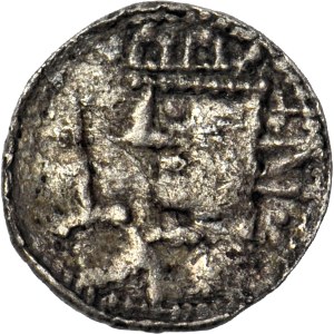 Boleslaw II the Bold 1058-1079, Denarius, royal type, Z+ sign behind head