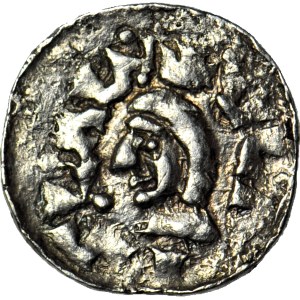 Ladislav I. Herman 1081-1102, krakovský denár, prvá emisia