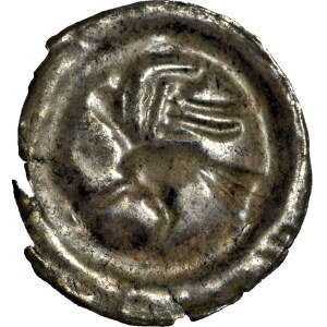 RR-, Pomořansko gdaňské?, Sambor II/ Svatý Štěpán II Veliký? 1217-1278, Brakteat, Stepující orel