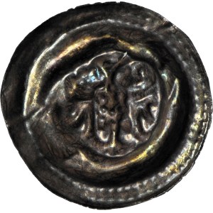 RR-, Sliezsko, Vroclav, Žigmund 1419- 1437, Brakteat, orol v šnúrovom orámovaní, vzácne