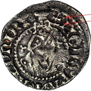 RR-, Kasimir III. der Große, Halbpfennig Krakau, DOPPELKREUZ, schön