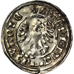Alexander Jagiellon, Lithuanian half-penny without date, Vilnius, Gothic, mint, magnificent