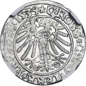 Sigismund I the Old, Grosz 1534, Torun, in cap and crown