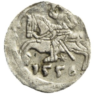 Sigismund II Augustus, Denarius 1556 Vilnius
