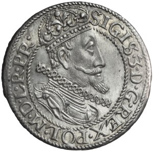 Sigismund III Vasa, Ort 1615, Gdansk, Gothic shield, minted