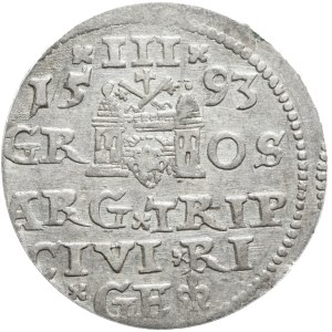 Sigismondo III Vasa, Trojak 1593, Riga, bella