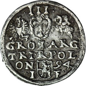 Sigismund III Vasa, Trojak 1594, Olkusz, POL