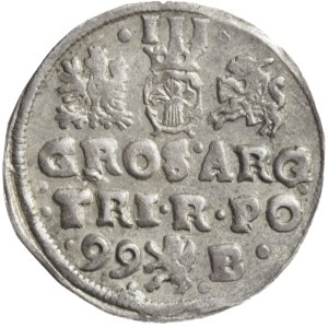 Zikmund III Vasa, Trojak 1599, Bydgoszcz, Lewart není ve štítě