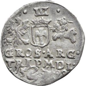 Sigismund III Vasa, Trojak 1599, Vilnius, Swan, rare