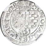 Schlesien, Herzogtum Legnicko-Brzesko-Wołowskie, 3 Krajcars 1618, Zloty Stok, gemünzt