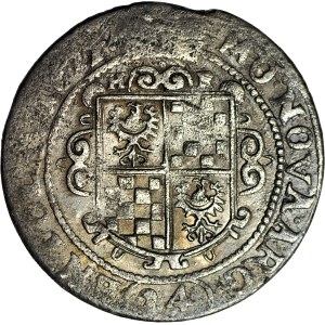 R-, Jan Chrystian Brzeski, 24 krajcary Oława 1622 H-R over shields, BR, (24), beautiful