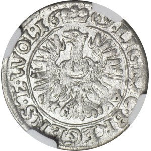 RR-, Śląsk, Chrystian Wołowski, 3 krajcary 1669, Brzeg, dodatkowe znaki interpunkcyjne!