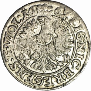 R-, Silesia, Chrystian Wallach, 3 krajcary 1669, Brzeg