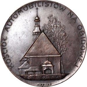 RR-, Medal ~1930. Church of Automobilists in Obidowa