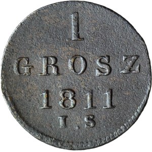 Duchy of Warsaw, 1 grosz 1811 IS