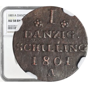 Free City of Gdansk, Shelag 1801, circular, beautiful