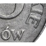 RR-, Królestwo Polskie, 20 fenigów 1917 FF, DESTRUKT - double die rewersu