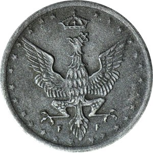 Kingdom of Poland, 5 fenig 1918, nice