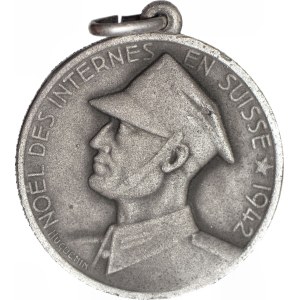 Polish Armed Forces in the West 1943, 40mm Medal, Christmas in Switzerland