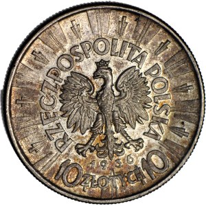 10 zlotys 1936, Pilsudski, minted