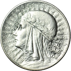 5 zlotych 1933, Head, beautiful