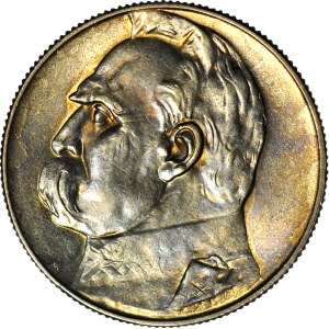 5 zlotys 1936, Pilsudski, minted