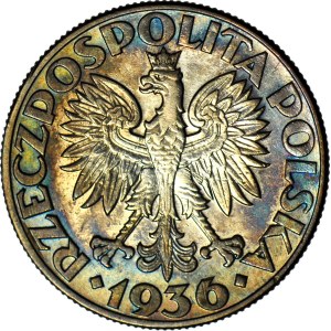 5 zlotys 1936 Sailing ship, beautiful