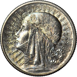 2 zloty 1934, Head, minted