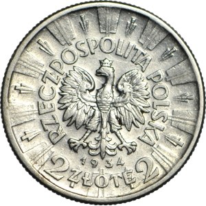 2 zlote 1934, Pilsudski