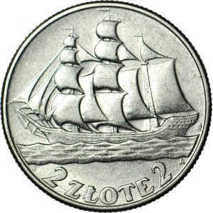 2 zlote 1936, Sailing ship, nice