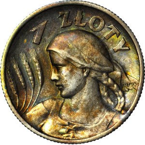 1 złoty 1925 Żniwiarka (Londyn), piękna