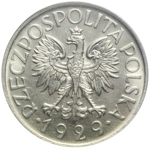1 złoty 1929, PCGS MS66, zjawiskowe