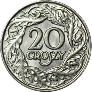 20 groszy 1923, Utrecht, mennicze