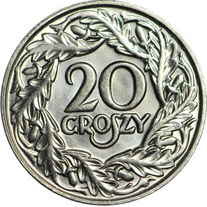 20 pennies 1923, Le Locle, minted