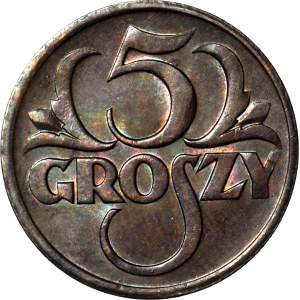 5 groszy 1928, mennicze