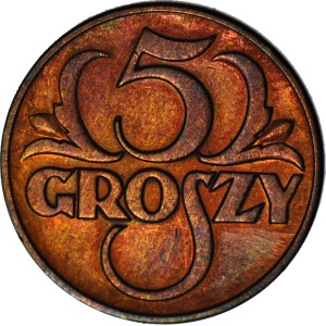 5 pennies 1935, beautiful