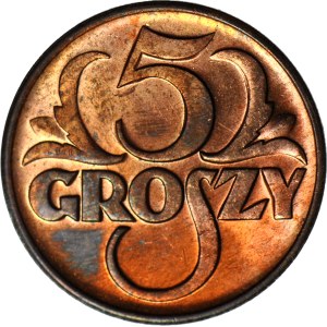 5 groszy 1938, mennicze