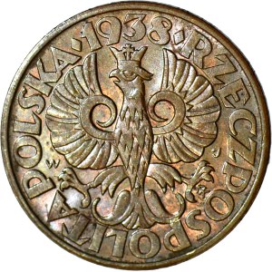 5 groszy 1938, menthe