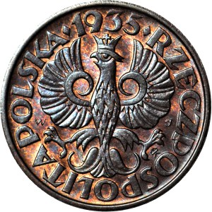 2 pennies 1935, circulation la plus faible