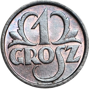 1 grosz 1928, menniczy