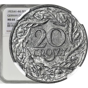 20 pennies 1923, Occupation, minted