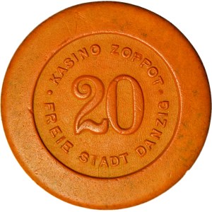 Free City of Gdansk, Casino Sopot, 20 guilders