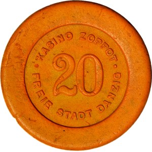 Free City of Gdansk, Casino Sopot, 20 guilders